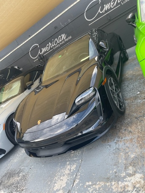 2023 Porsche Taycan For Rent in Miami American Luxury Auto Rental